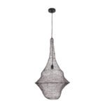 GLOBOSTAR® KENTUCKY 01875 Vintage Κρεμαστό Φωτιστικό Οροφής με Ντουί 1 x E27 AC 220-240V IP20 - Καφέ - Μ50 x Π50 x Υ90cm - Image 4