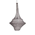 GLOBOSTAR® KENTUCKY 01878 Vintage Κρεμαστό Φωτιστικό Οροφής με Ντουί 1 x E27 AC 220-240V IP20 - Καφέ - Μ80 x Π80 x Υ140cm - Image 2