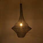 GLOBOSTAR® KENTUCKY 01878 Vintage Κρεμαστό Φωτιστικό Οροφής με Ντουί 1 x E27 AC 220-240V IP20 - Καφέ - Μ80 x Π80 x Υ140cm - Image 3