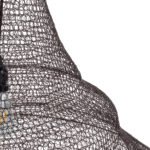 GLOBOSTAR® KENTUCKY 01878 Vintage Κρεμαστό Φωτιστικό Οροφής με Ντουί 1 x E27 AC 220-240V IP20 - Καφέ - Μ80 x Π80 x Υ140cm - Image 9