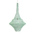 GLOBOSTAR® KENTUCKY 01879 Vintage Κρεμαστό Φωτιστικό Οροφής με Ντουί 1 x E27 AC 220-240V IP20 - Τιρκουάζ - Μ80 x Π80 x Υ140cm - Image 2