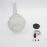 GLOBOSTAR® KENTUCKY 01880 Vintage Κρεμαστό Φωτιστικό Οροφής με Ντουί 1 x E27 AC 220-240V IP20 - Μπεζ - Μ30 x Π30 x Υ50cm - Image 7