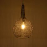 GLOBOSTAR® KENTUCKY 01881 Vintage Κρεμαστό Φωτιστικό Οροφής με Ντουί 1 x E27 AC 220-240V IP20 - Καφέ - Μ30 x Π30 x Υ50cm - Image 3