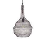 GLOBOSTAR® KENTUCKY 01881 Vintage Κρεμαστό Φωτιστικό Οροφής με Ντουί 1 x E27 AC 220-240V IP20 - Καφέ - Μ30 x Π30 x Υ50cm - Image 5