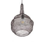 GLOBOSTAR® KENTUCKY 01881 Vintage Κρεμαστό Φωτιστικό Οροφής με Ντουί 1 x E27 AC 220-240V IP20 - Καφέ - Μ30 x Π30 x Υ50cm - Image 6