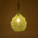 GLOBOSTAR® KENTUCKY 01882 Vintage Κρεμαστό Φωτιστικό Οροφής με Ντουί 1 x E27 AC 220-240V IP20 - Τιρκουάζ - Μ30 x Π30 x Υ50cm - Image 3