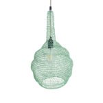 GLOBOSTAR® KENTUCKY 01882 Vintage Κρεμαστό Φωτιστικό Οροφής με Ντουί 1 x E27 AC 220-240V IP20 - Τιρκουάζ - Μ30 x Π30 x Υ50cm - Image 7