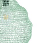 GLOBOSTAR® KENTUCKY 01882 Vintage Κρεμαστό Φωτιστικό Οροφής με Ντουί 1 x E27 AC 220-240V IP20 - Τιρκουάζ - Μ30 x Π30 x Υ50cm - Image 9