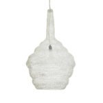 GLOBOSTAR® KENTUCKY 01883 Vintage Κρεμαστό Φωτιστικό Οροφής με Ντουί 1 x E27 AC 220-240V IP20 - Λευκό - Μ60 x Π60 x Υ90cm - Image 2