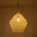 GLOBOSTAR® KENTUCKY 01883 Vintage Κρεμαστό Φωτιστικό Οροφής με Ντουί 1 x E27 AC 220-240V IP20 - Λευκό - Μ60 x Π60 x Υ90cm - Image 3