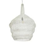 GLOBOSTAR® KENTUCKY 01883 Vintage Κρεμαστό Φωτιστικό Οροφής με Ντουί 1 x E27 AC 220-240V IP20 - Λευκό - Μ60 x Π60 x Υ90cm - Image 6