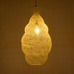 GLOBOSTAR® KENTUCKY 01895 Vintage Κρεμαστό Φωτιστικό Οροφής με Ντουί 1 x E27 AC 220-240V IP20 - Λευκό - Μ40 x Π40 x Υ70cm - Image 3