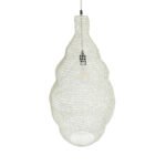 GLOBOSTAR® KENTUCKY 01895 Vintage Κρεμαστό Φωτιστικό Οροφής με Ντουί 1 x E27 AC 220-240V IP20 - Λευκό - Μ40 x Π40 x Υ70cm - Image 7