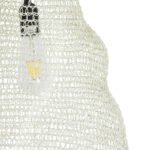 GLOBOSTAR® KENTUCKY 01895 Vintage Κρεμαστό Φωτιστικό Οροφής με Ντουί 1 x E27 AC 220-240V IP20 - Λευκό - Μ40 x Π40 x Υ70cm - Image 9