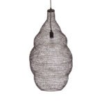 GLOBOSTAR® KENTUCKY 01896 Vintage Κρεμαστό Φωτιστικό Οροφής με Ντουί 1 x E27 AC 220-240V IP20 - Καφέ - Μ40 x Π40 x Υ70cm - Image 2