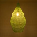 GLOBOSTAR® KENTUCKY 01897 Vintage Κρεμαστό Φωτιστικό Οροφής με Ντουί 1 x E27 AC 220-240V IP20 - Τιρκουάζ - Μ40 x Π40 x Υ70cm - Image 3