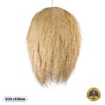 GLOBOSTAR® ARCHIPELAGO 01914 Boho Κρεμαστό Φωτιστικό Οροφής με Ντουί 1 x E27 AC 220-240V IP20 - Μπεζ - Μ120 x Π120 x Υ140cm