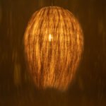 GLOBOSTAR® ARCHIPELAGO 01914 Boho Κρεμαστό Φωτιστικό Οροφής με Ντουί 1 x E27 AC 220-240V IP20 - Μπεζ - Μ120 x Π120 x Υ140cm - Image 3