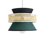 GLOBOSTAR® SAIGE 01915 Boho Κρεμαστό Φωτιστικό Οροφής με Ντουί 1 x E27 AC 220-240V IP20 - Πολύχρωμο - Μ30 x Π30 x Υ22cm - Image 5