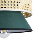 GLOBOSTAR® SAIGE 01915 Boho Κρεμαστό Φωτιστικό Οροφής με Ντουί 1 x E27 AC 220-240V IP20 - Πολύχρωμο - Μ30 x Π30 x Υ22cm - Image 8