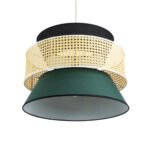 GLOBOSTAR® SAIGE 01916 Boho Κρεμαστό Φωτιστικό Οροφής με Ντουί 1 x E27 AC 220-240V IP20 - Πολύχρωμο - Μ50 x Π50 x Υ36cm - Image 6