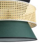 GLOBOSTAR® SAIGE 01916 Boho Κρεμαστό Φωτιστικό Οροφής με Ντουί 1 x E27 AC 220-240V IP20 - Πολύχρωμο - Μ50 x Π50 x Υ36cm - Image 8