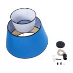 GLOBOSTAR® SAIGE 01918 Boho Κρεμαστό Φωτιστικό Οροφής με Ντουί 1 x E27 AC 220-240V IP20 - Πολύχρωμο - Μ50 x Π50 x Υ45cm - Image 10