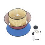 GLOBOSTAR® SAIGE 01919 Boho Κρεμαστό Φωτιστικό Οροφής με Ντουί 1 x E27 AC 220-240V IP20 - Πολύχρωμο - Μ50 x Π50 x Υ43cm - Image 11