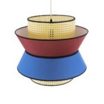 GLOBOSTAR® SAIGE 01919 Boho Κρεμαστό Φωτιστικό Οροφής με Ντουί 1 x E27 AC 220-240V IP20 - Πολύχρωμο - Μ50 x Π50 x Υ43cm - Image 7