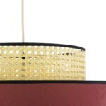 GLOBOSTAR® SAIGE 01919 Boho Κρεμαστό Φωτιστικό Οροφής με Ντουί 1 x E27 AC 220-240V IP20 - Πολύχρωμο - Μ50 x Π50 x Υ43cm - Image 8