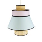 GLOBOSTAR® SAIGE 01920 Boho Κρεμαστό Φωτιστικό Οροφής με Ντουί 1 x E27 AC 220-240V IP20 - Πολύχρωμο - Μ50 x Π50 x Υ54cm - Image 7