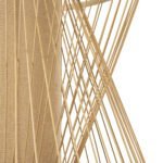 GLOBOSTAR® HIBISCUS 01925 Boho Κρεμαστό Φωτιστικό Οροφής με Ντουί 1 x E27 AC 220-240V IP20 - Μπεζ - Μ60 x Π60 x Υ50cm - Image 8