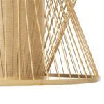 GLOBOSTAR® HIBISCUS 01925 Boho Κρεμαστό Φωτιστικό Οροφής με Ντουί 1 x E27 AC 220-240V IP20 - Μπεζ - Μ60 x Π60 x Υ50cm - Image 9