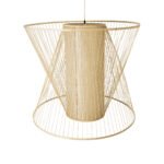 GLOBOSTAR® HIBISCUS 01926 Boho Κρεμαστό Φωτιστικό Οροφής με Ντουί 1 x E27 AC 220-240V IP20 - Μπεζ - Μ100 x Π100 x Υ90cm - Image 7