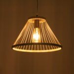 GLOBOSTAR® TYGEE 01930 Boho Κρεμαστό Φωτιστικό Οροφής με Ντουί 1 x E27 AC 220-240V IP20 - Μπεζ - Μ35 x Π35 x Υ22cm - Image 3