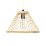 GLOBOSTAR® TYGEE 01930 Boho Κρεμαστό Φωτιστικό Οροφής με Ντουί 1 x E27 AC 220-240V IP20 - Μπεζ - Μ35 x Π35 x Υ22cm - Image 5