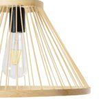 GLOBOSTAR® TYGEE 01930 Boho Κρεμαστό Φωτιστικό Οροφής με Ντουί 1 x E27 AC 220-240V IP20 - Μπεζ - Μ35 x Π35 x Υ22cm - Image 8