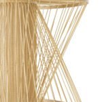 GLOBOSTAR® HIBISCUS 01931 Boho Κρεμαστό Φωτιστικό Οροφής με Ντουί 1 x E27 AC 220-240V IP20 - Μπεζ - Μ50 x Π50 x Υ60cm - Image 8