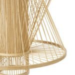 GLOBOSTAR® HIBISCUS 01931 Boho Κρεμαστό Φωτιστικό Οροφής με Ντουί 1 x E27 AC 220-240V IP20 - Μπεζ - Μ50 x Π50 x Υ60cm - Image 9