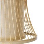 GLOBOSTAR® HIBISCUS 01932 Boho Κρεμαστό Φωτιστικό Οροφής με Ντουί 1 x E27 AC 220-240V IP20 - Μπεζ - Μ30 x Π30 x Υ40cm - Image 8