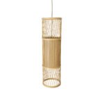 GLOBOSTAR® HIBISCUS 01933 Boho Κρεμαστό Φωτιστικό Οροφής με Ντουί 1 x E27 AC 220-240V IP20 - Μπεζ - Μ20 x Π20 x Υ70cm - Image 7