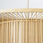 GLOBOSTAR® HIBISCUS 01936 Boho Κρεμαστό Φωτιστικό Οροφής με Ντουί 1 x E27 AC 220-240V IP20 - Μπεζ - Μ80 x Π80 x Υ38cm - Image 9