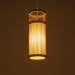 GLOBOSTAR® HIBISCUS 01937 Boho Κρεμαστό Φωτιστικό Οροφής με Ντουί 1 x E27 AC 220-240V IP20 - Μπεζ - Μ13 x Π13 x Υ35cm - Image 3