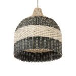 GLOBOSTAR® BARBADOS 01944 Boho Κρεμαστό Φωτιστικό Οροφής με Ντουί 1 x E27 AC 220-240V IP20 - Μπεζ & Λαδί - Μ40 x Π40 x Υ45cm - Image 6