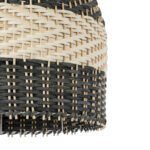 GLOBOSTAR® BARBADOS 01944 Boho Κρεμαστό Φωτιστικό Οροφής με Ντουί 1 x E27 AC 220-240V IP20 - Μπεζ & Λαδί - Μ40 x Π40 x Υ45cm - Image 9