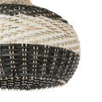 GLOBOSTAR® BARBADOS 01946 Boho Κρεμαστό Φωτιστικό Οροφής με Ντουί 1 x E27 AC 220-240V IP20 - Μπεζ & Λαδί - Μ40 x Π40 x Υ34cm - Image 8