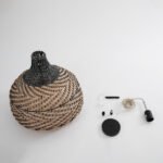 GLOBOSTAR® SEYCHELLES 01948 Boho Κρεμαστό Φωτιστικό Οροφής με Ντουί 1 x E27 AC 220-240V IP20 - Καφέ & Λαδί - Μ40 x Π40 x Υ40cm - Image 11