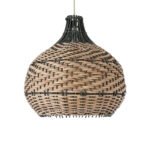 GLOBOSTAR® SEYCHELLES 01948 Boho Κρεμαστό Φωτιστικό Οροφής με Ντουί 1 x E27 AC 220-240V IP20 - Καφέ & Λαδί - Μ40 x Π40 x Υ40cm - Image 5