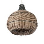GLOBOSTAR® SEYCHELLES 01948 Boho Κρεμαστό Φωτιστικό Οροφής με Ντουί 1 x E27 AC 220-240V IP20 - Καφέ & Λαδί - Μ40 x Π40 x Υ40cm - Image 6