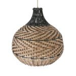 GLOBOSTAR® SEYCHELLES 01948 Boho Κρεμαστό Φωτιστικό Οροφής με Ντουί 1 x E27 AC 220-240V IP20 - Καφέ & Λαδί - Μ40 x Π40 x Υ40cm - Image 7